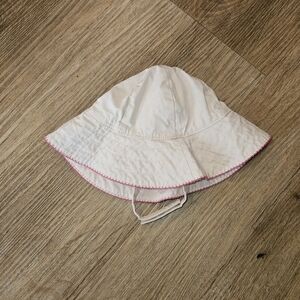 Janie And Jack Light Pink Infant Bucket Hat Size 0 To 3 Months